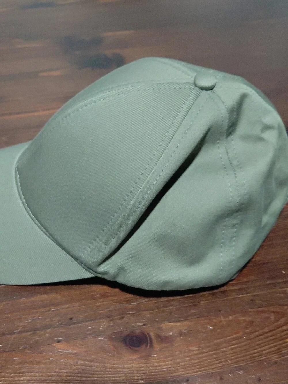 Zara Men's Olive Green Baseball Cap